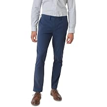 Ben Sherman Mens Slim Fit Chino Pants - Mens Fashion Comfort Stretch Cotton Casual Pants - Stylish Tapered Chinos for Men