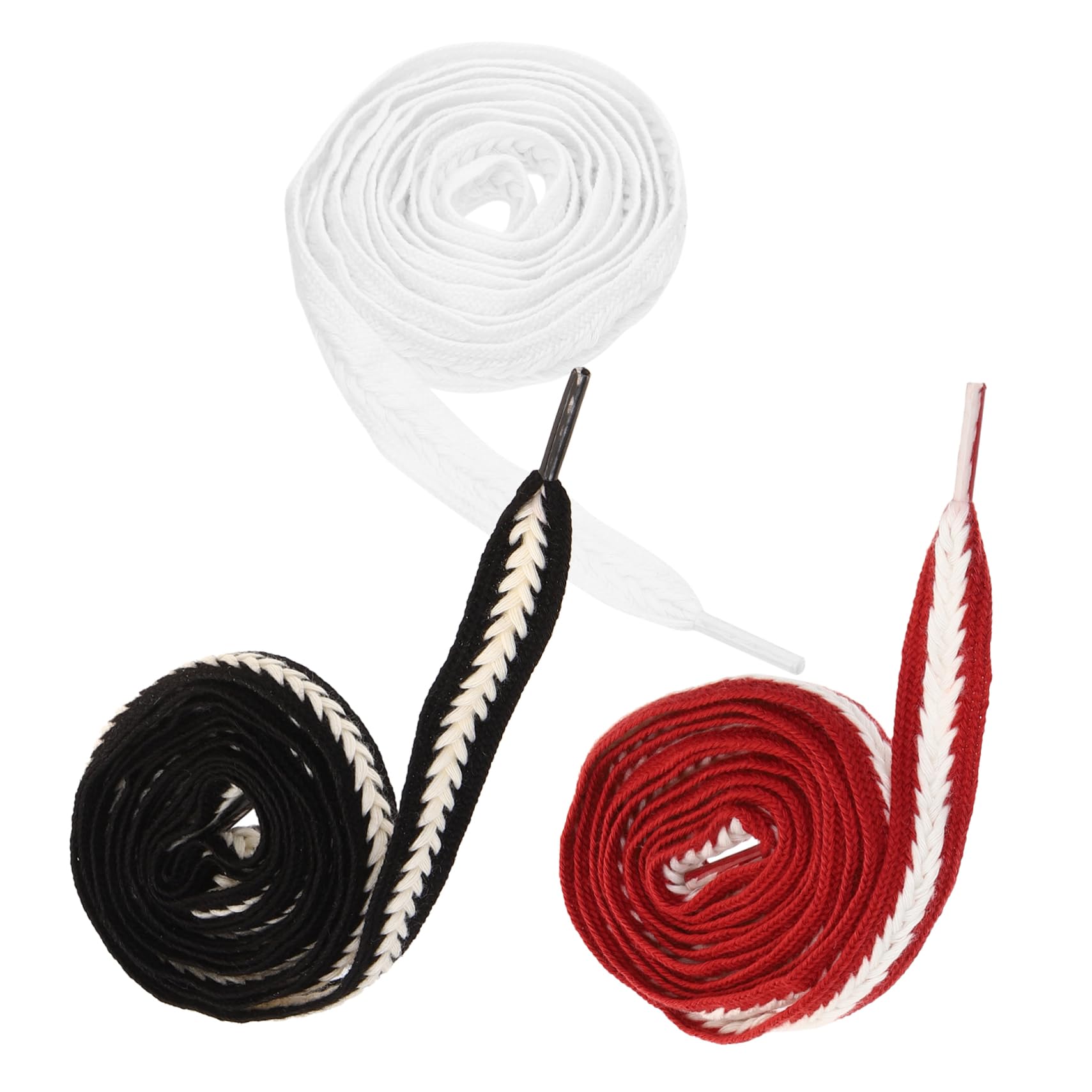 SOIMISS 9 Pares Cordones De Trigo Trenzado Cordones Para Botas Anchos De Alta Densidad Para Zapatillas De Poliester Botas Deportivas Poliéster Algodón