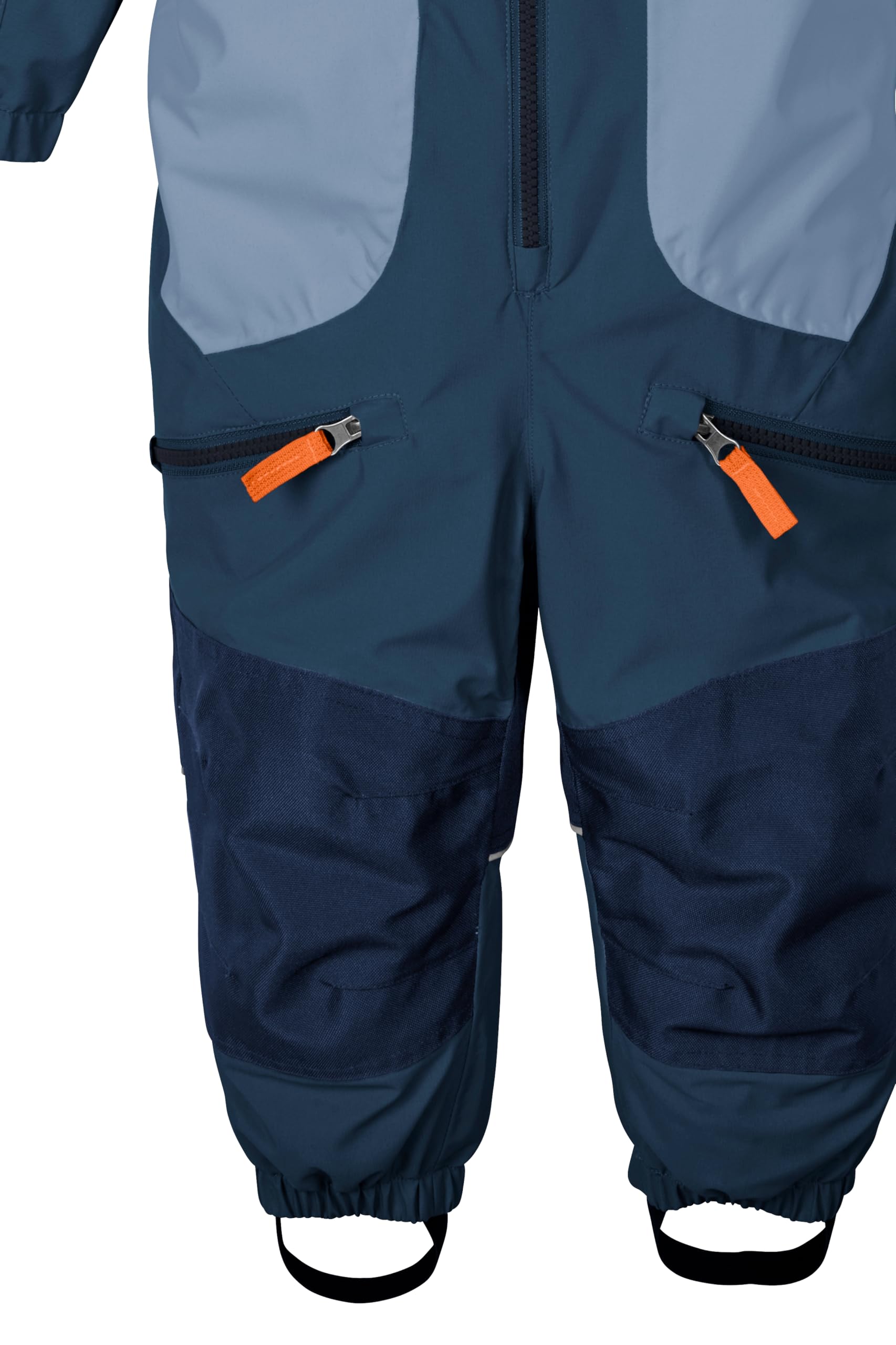 first instinct by killtec Kinder Funktionsoverall/Matschanzug mit Kapuze 42909-000, hell denim, 122-128, 42909-000
