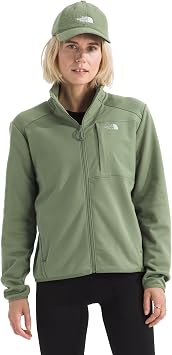 THE NORTH FACE Womens TNF Performance Fleece Full Zip Jacket | Lightweight Pullover With Zip Pockets