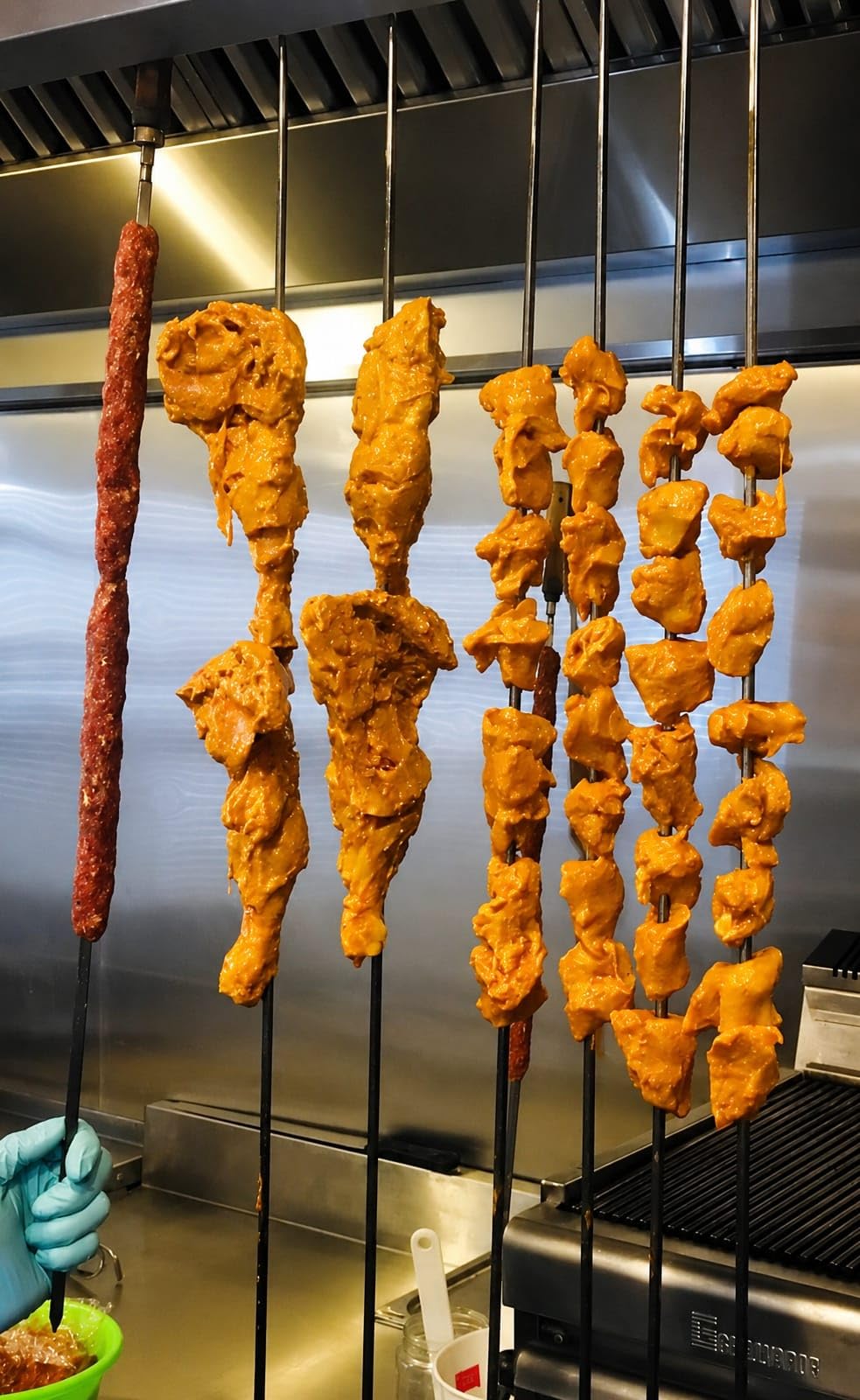 Stainless Steel Large Size 39 inch tandoor Stick Best use in Chicken Tikka Paneer Tikka malai Tikka Tandoori Chicken sheek Pack of 5 Peace-image-4