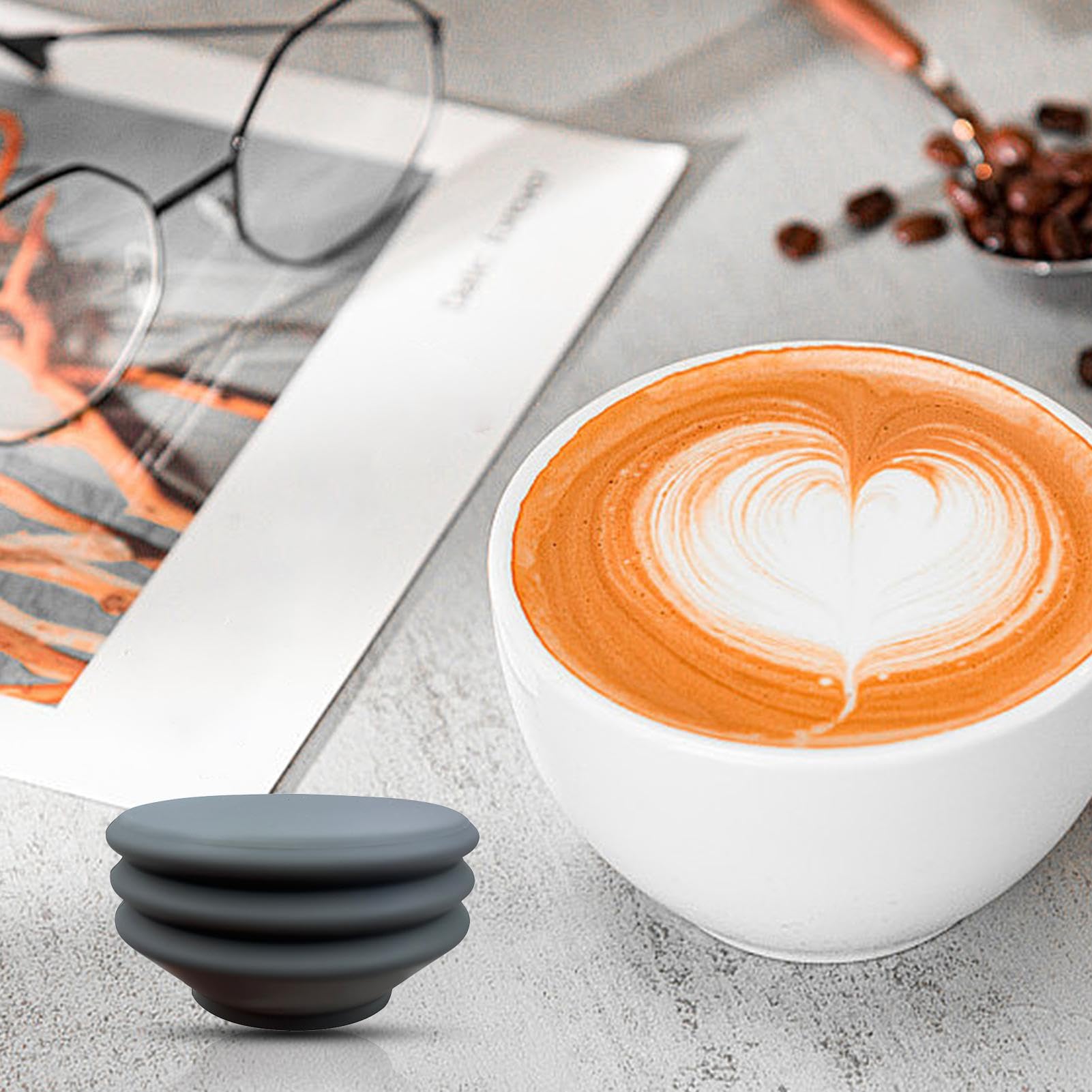 Silikon-Kaffeebalg, Handdruck, 2-in-1-Kaffeemühle, Einzeldosis-Balg, Handdruck-Silikon-Balg, Kaffeemühlen-Zubehör, effizientes Silikon-Balg-Luftgebläse für Kaffee, Bar