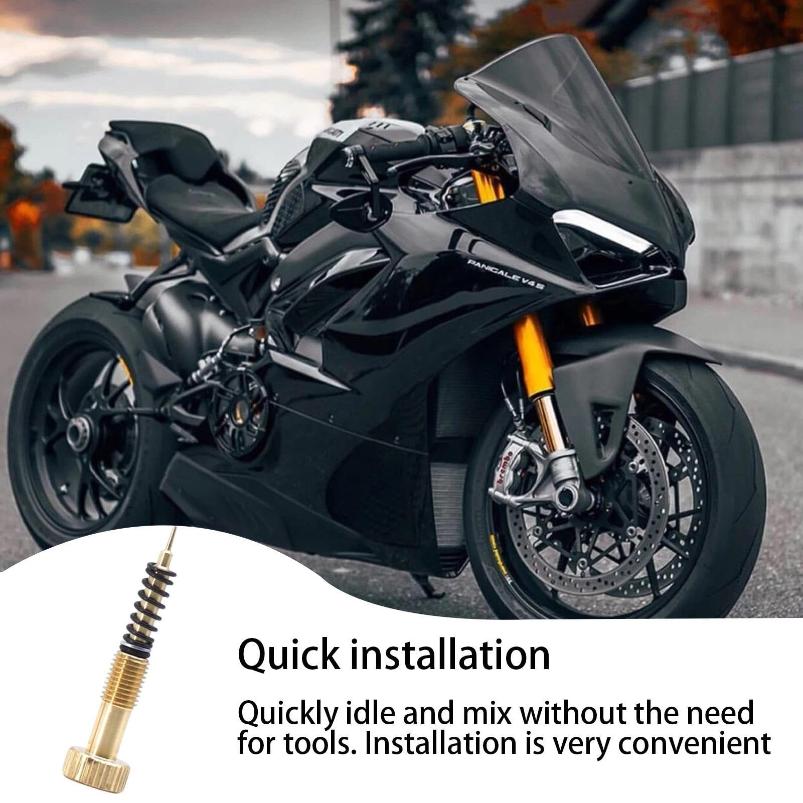 Amazon.co.jp: オートバイ キャブレター アジャストスクリュー ボルト