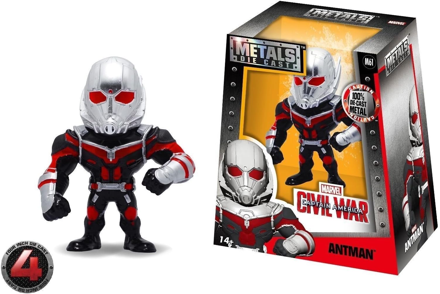 Metals Marvel 4 inch Classic Figure - Antman (M61)