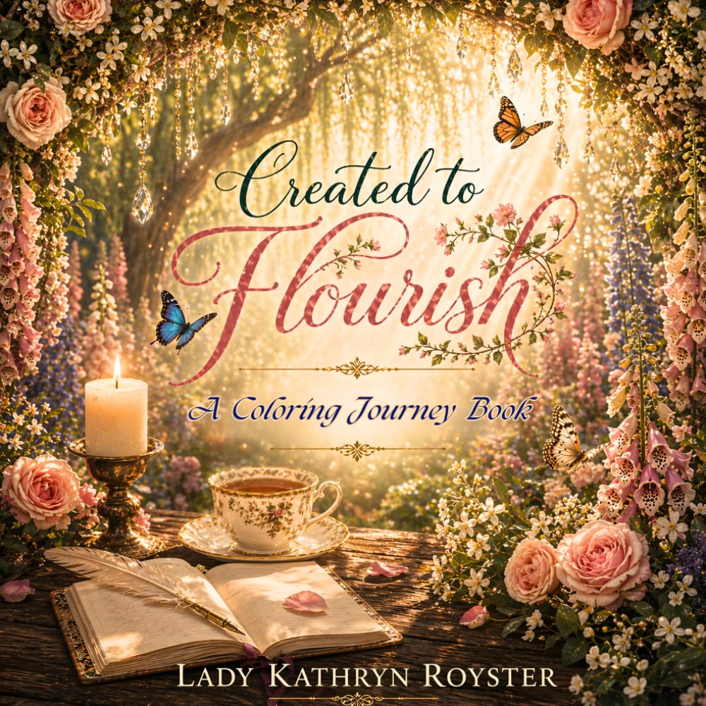 Created to Flourish: A Coloring Journey Book