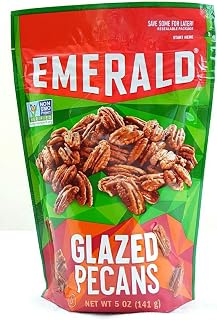 Emerald Glazed Pecans, Non GMO Verified, 5 oz (Pack of 4)