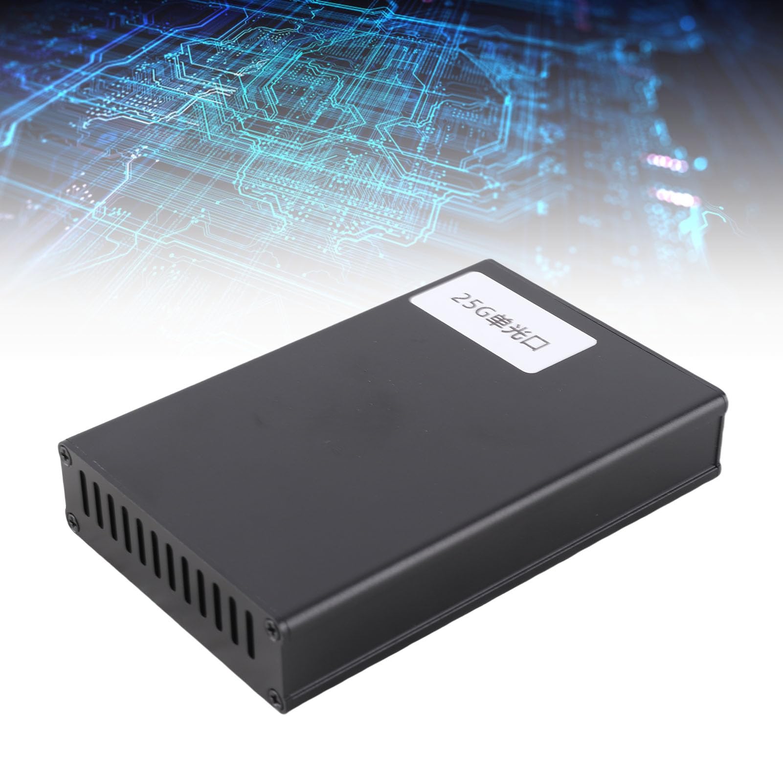Scheda di rete Thunderbolt 25G, adattatore in lega di alluminio da 25 Gbps, Plug and Play per Mac/forWin/per Ubuntu, nessuna alimentazione esterna richiesta, compatibilità con sistema operativo triplo