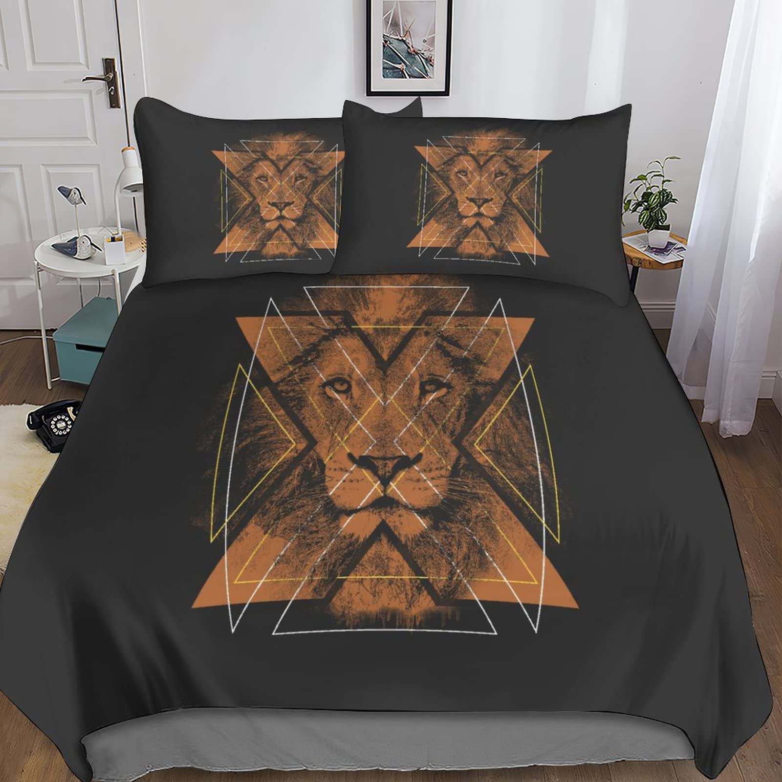 Housse de couette Le Roi Lion 200x200cm, le cadeau de lit idéal pour enfants et adultes