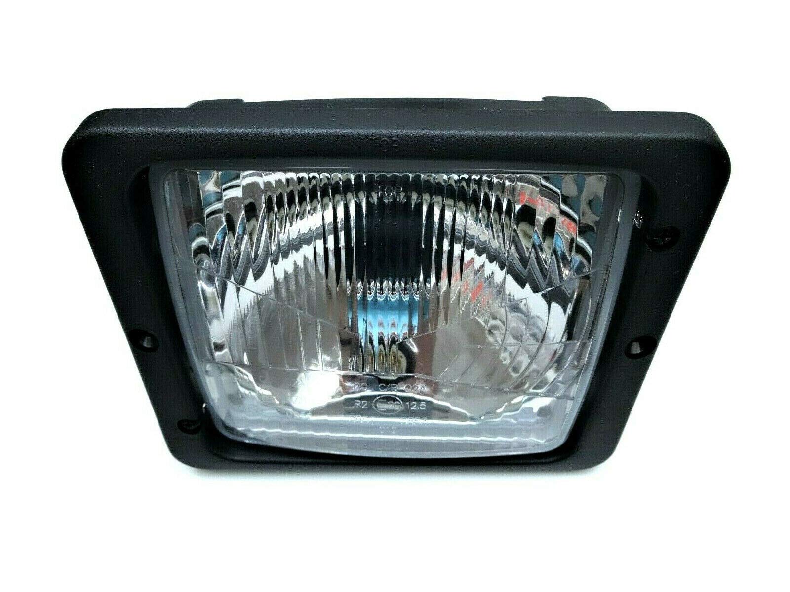 2x H4 Scheinwerfer mit Fernlicht Positionslicht Abblendlicht für IHC Fendt Zetor mit Glühbirnen - Vergleichsnummer: 1AA 004 109-041