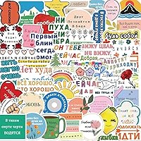 Vista 22 de Calcomanías ASL 50 piezas de calcomanías de vinilo impermeables en lenguaje de señas americano para botellas de agua, laptop, equipaje, taza