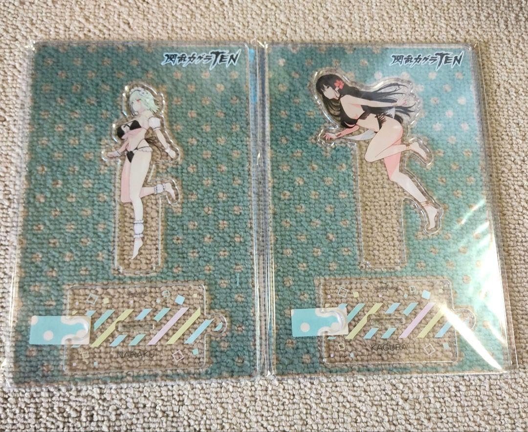 Amazon.co.jp: 神楽 奈落 アクリルスタンド セット 閃乱カグラ TEN 