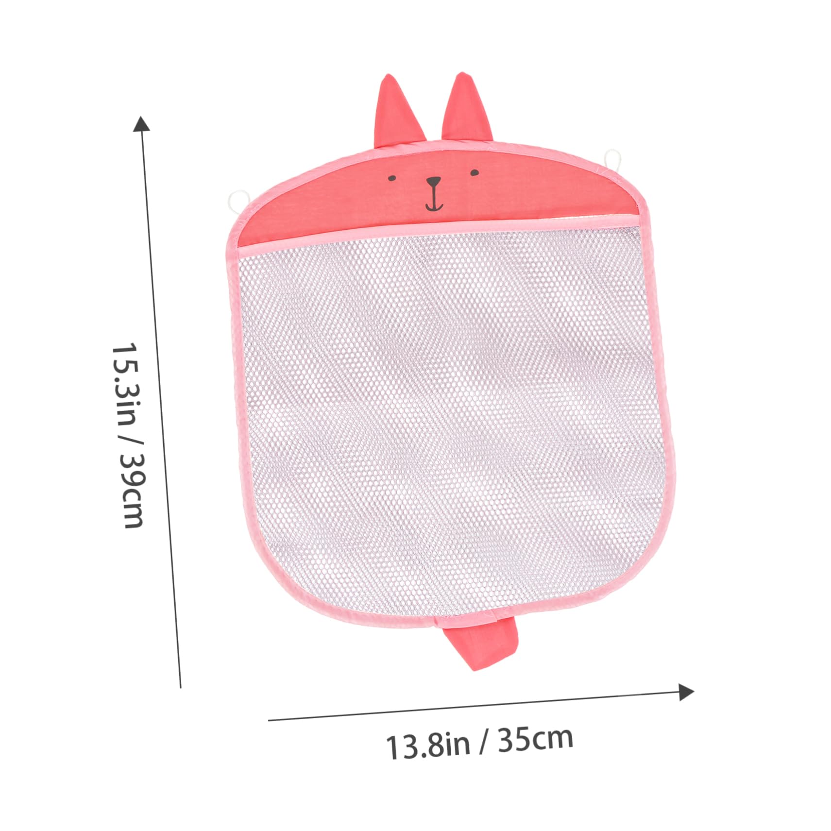 Toddmomy Hanging Toy Storage Bag Set Boys and Girls Toy Organizer Suction Cups Mesh Storage Bag for Home