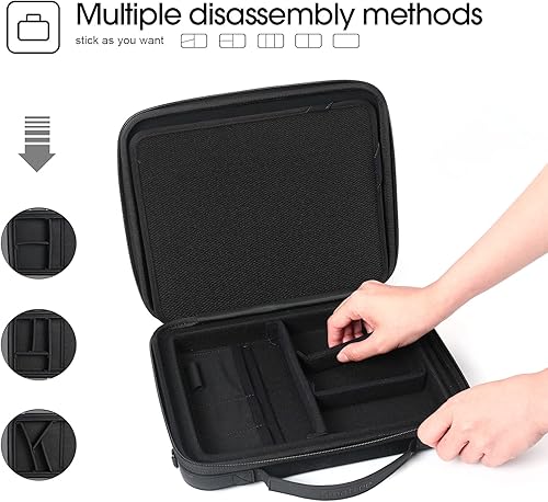 Miniatura 2 de Smatree Funda rígida para iPad de 10 a 11 pulgadas para iPad Pro 2022 de 11 pulgadas, iPad Air 2022 de 10.9 pulgadas, bolsa de hombro para tableta y