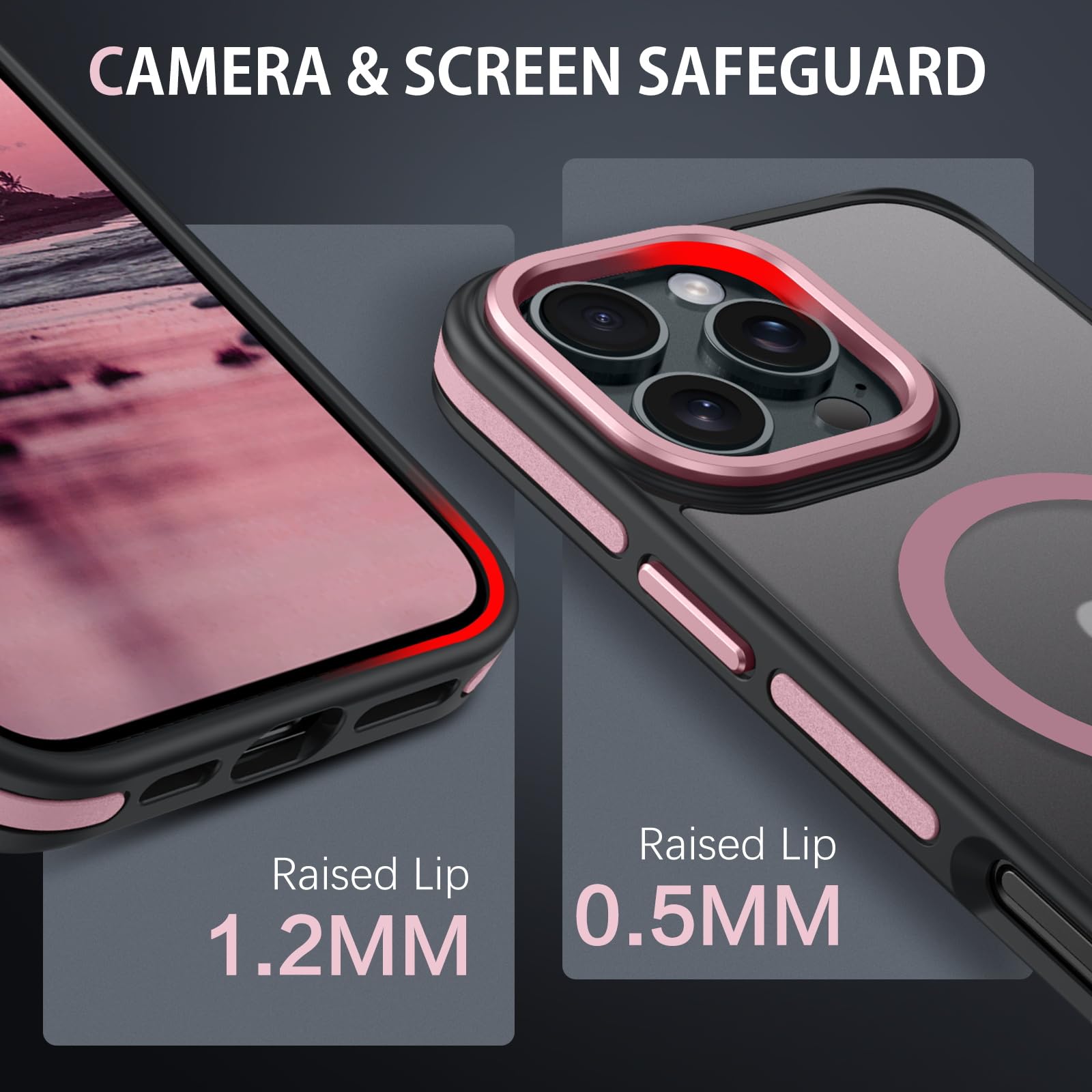 Funda Flip Magnética Para IPhone 13 Pro | Carcasa Con Soporte Integrado, 3 Ranuras Para Tarjetas Y Bolsillo Para Monedas
