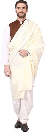Pashtush Mens Thick Pure Wool Lohi, Luxurious 100% Pure Australian Merino Wool, Woolmark Certified M Light Beige