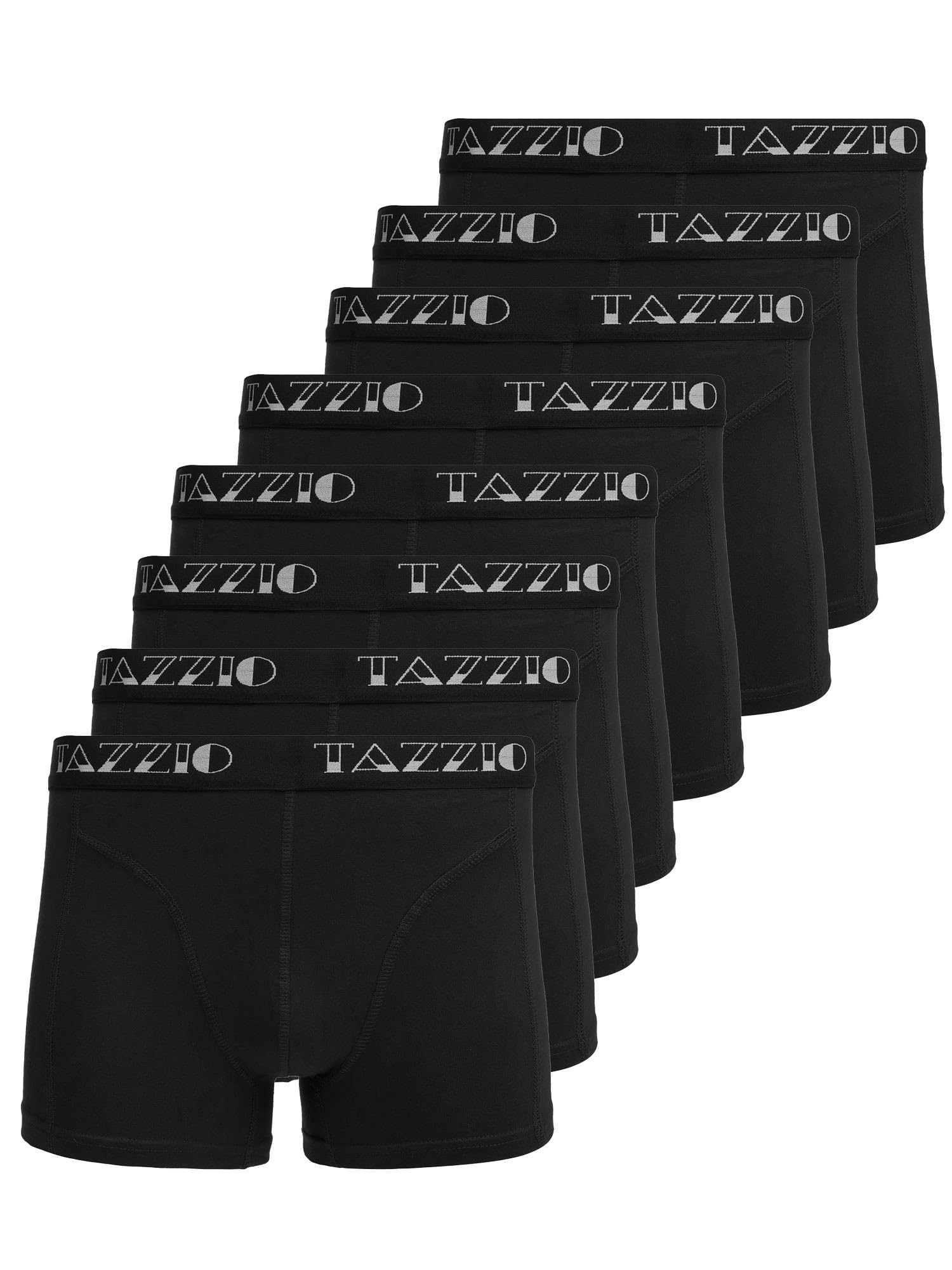 Tazzio Herren Boxershorts BS1000 – 8er Pack Basic Unterhosen Baumwolle – Bequeme Retroshorts mit Komfortbund | Atmungsaktive Männer Unterwäsche