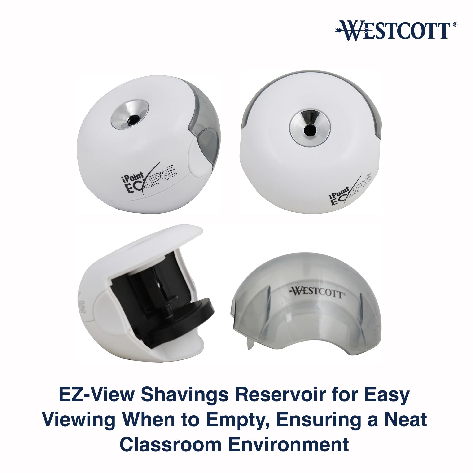 Westcott iPoint® Eclipse Taille-crayon à batterie (00647)