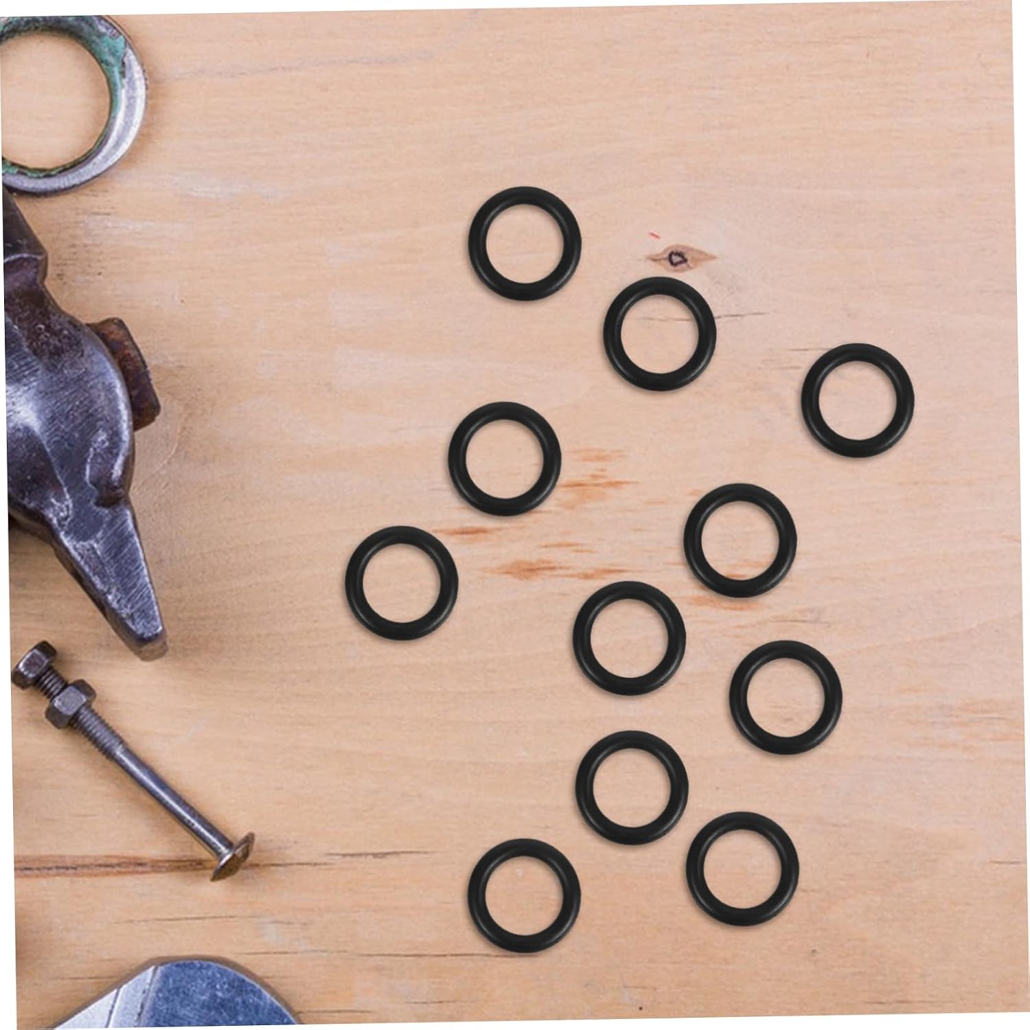 50 Sets Electric Wrench Retaining Ring Clips for Impact Wrench Parts, Black