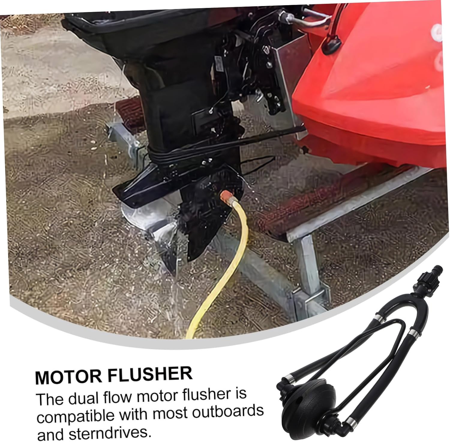 Boat Accessories Outboard Motor Flusher Yacht Engine Flusher Boat Tool Muffs for Outboard Motor