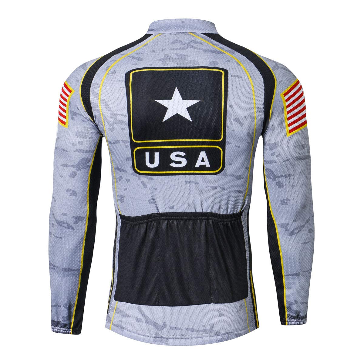 New Pro Full Zipper Uomo Ciclismo Jersey Manica Corta Maglia Da Equitazione USA