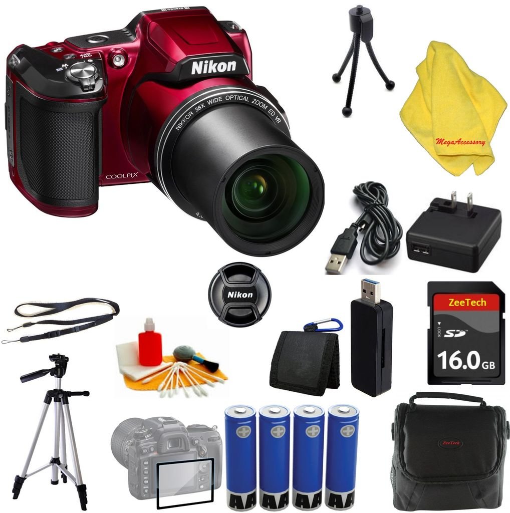 Nikon Coolpix L840 Digital Camera With 38x Optical Zoom Built