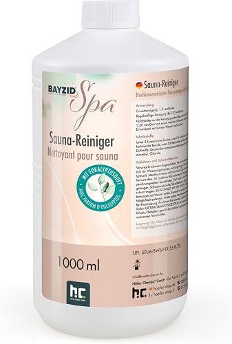 SPA 3 x 1 L Nettoyant pour Sauna Concentré Parfum Eucalyp Bayzid