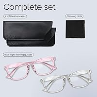 Vista 8 de Livho Gafas de Luz Azul de Alta Tecnología - Gafas de Computadora con Bloqueo Avanzado de Luz Azul - Protección contra la Fatiga Visual y UV