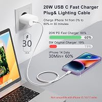 UWECAN 20W USB-C gyors töltő iPhone 14/13/12/11 kábellel 2