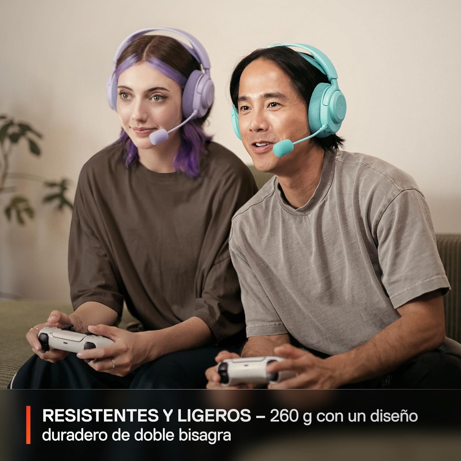 SteelSeries Arctis Nova 3P Wireless Auriculares Gaming multiplataforma – App – Batería 40h – Controladores magnéticos de neodimio – 2,4 GHz/Bluetooth – Micro extraíble – PS5, PS4, PC, Switch -Aqua 6