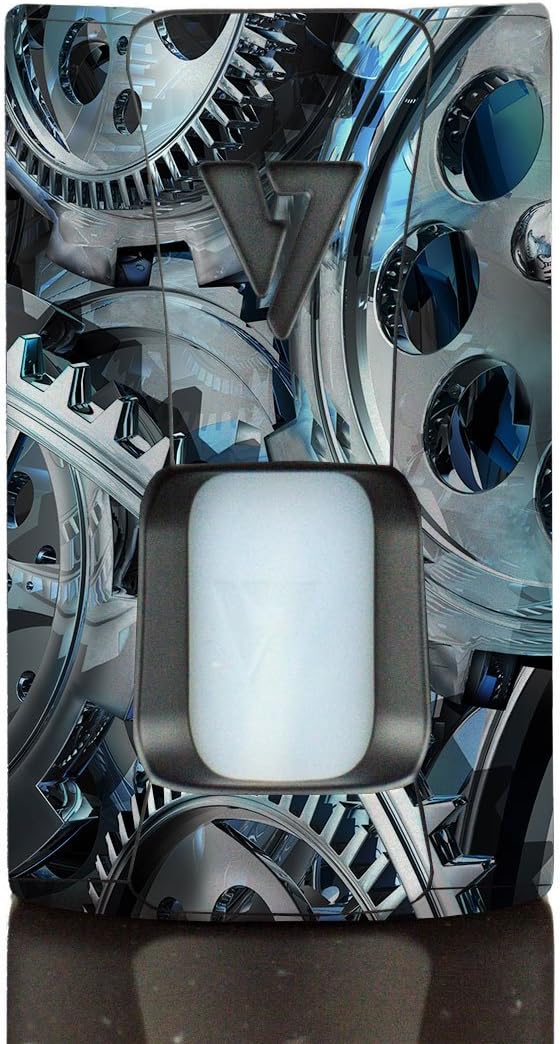 Wrap For Desire Design Tech OHM Boy Rage Squonk Skin Skins Gears Vinyl Decal Sticker