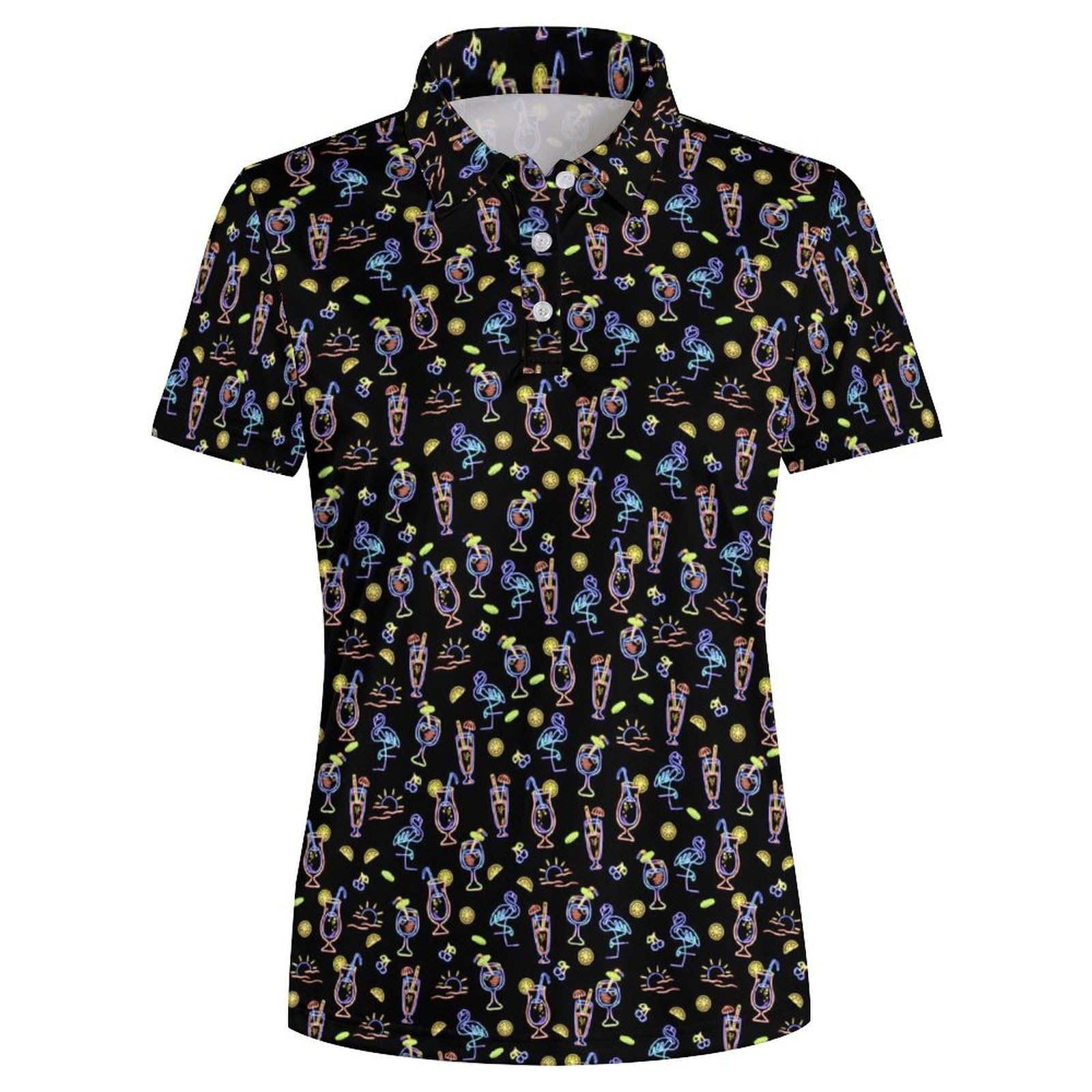 Womens Golf Polo Shirt Funny Golf Shirt for Women Short Sleeve Moisture Wicking Quick Dry Athletic Tennis Tops Golf Outfits