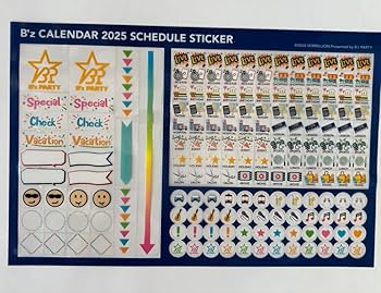 B'z カレンダー 2025年セット 受注生産】【先行受付】B'zカレンダー2026（卓上+壁掛）特典付