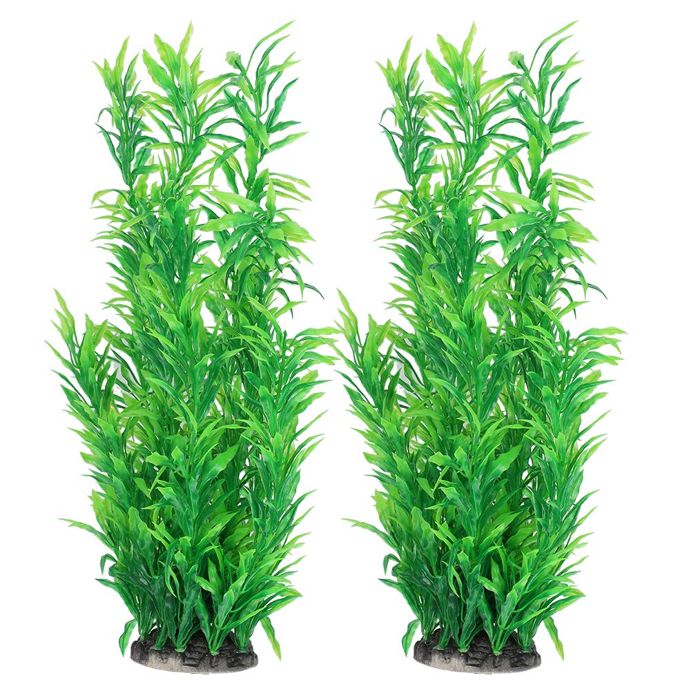 Ruining Planta de Agua Artificial para acuarios, Planta de Agua para acuarios, Suave para pecera