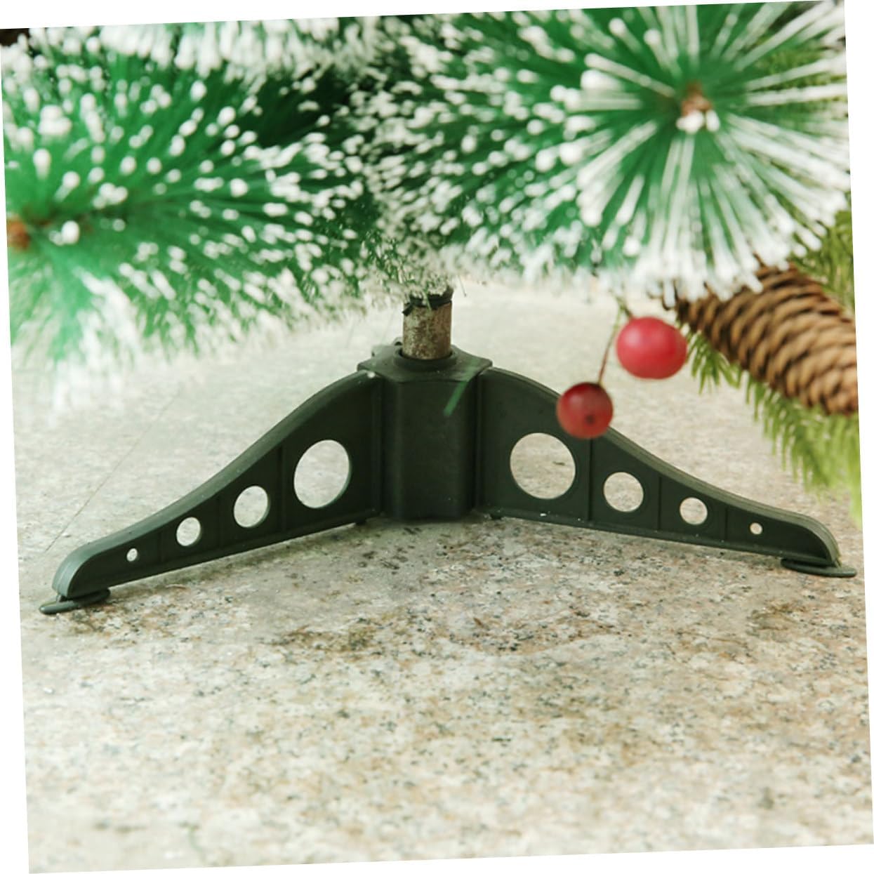 Cabilock 2pcs Christmas Tree Stand Bracket for Artificial Trees Base Stable Support for Holiday Decor and Festive Events