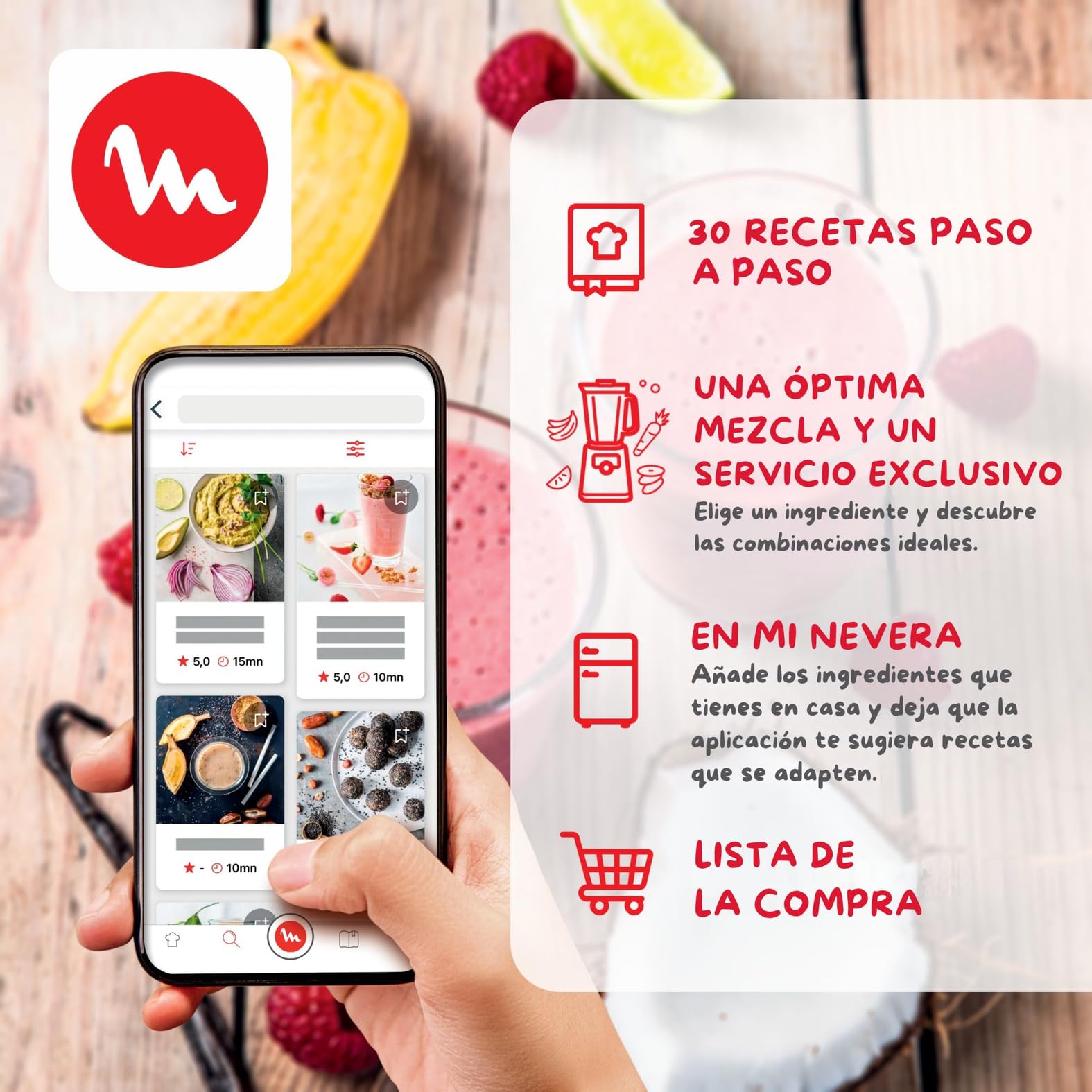 Moulinex Easy Soup, Sopera Eléctrica, 4 Programas Automáticos, Jarra Inoxidable, Capacidad 1,2L, Autolimpieza, Función mantener caliente, Potencia 1000W, LM841110