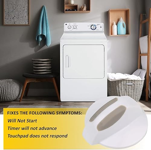 Miniatura 5 de Seentech 134844410 Perilla selectora para lavadorasecadora - Compatible con Frigidaire, Westinghouse, Electrolux - Reemplaza AP4339026, 1460965,