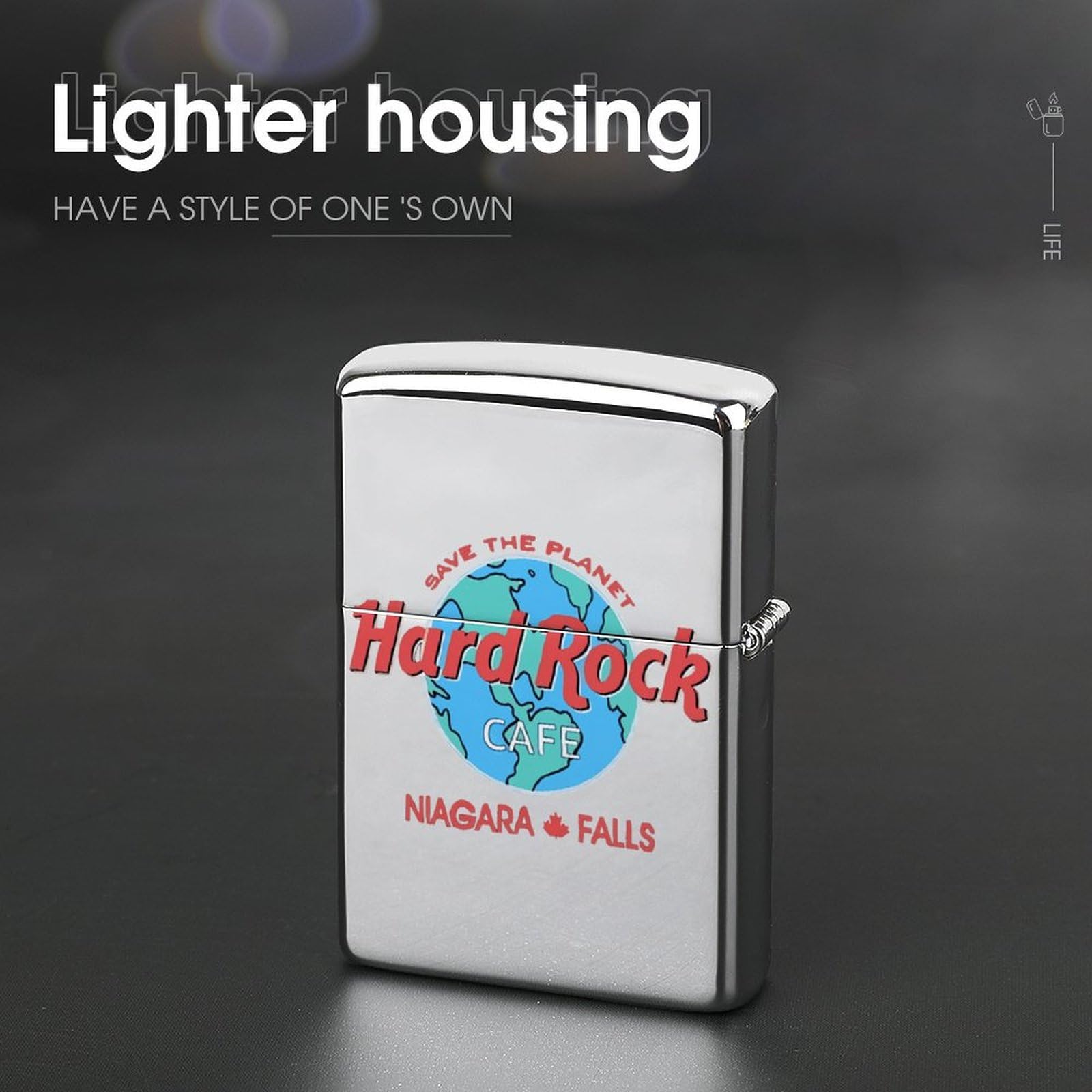 Amazon.co.jp: ジッポライターカバー Hard Rock Cafeハードロック 