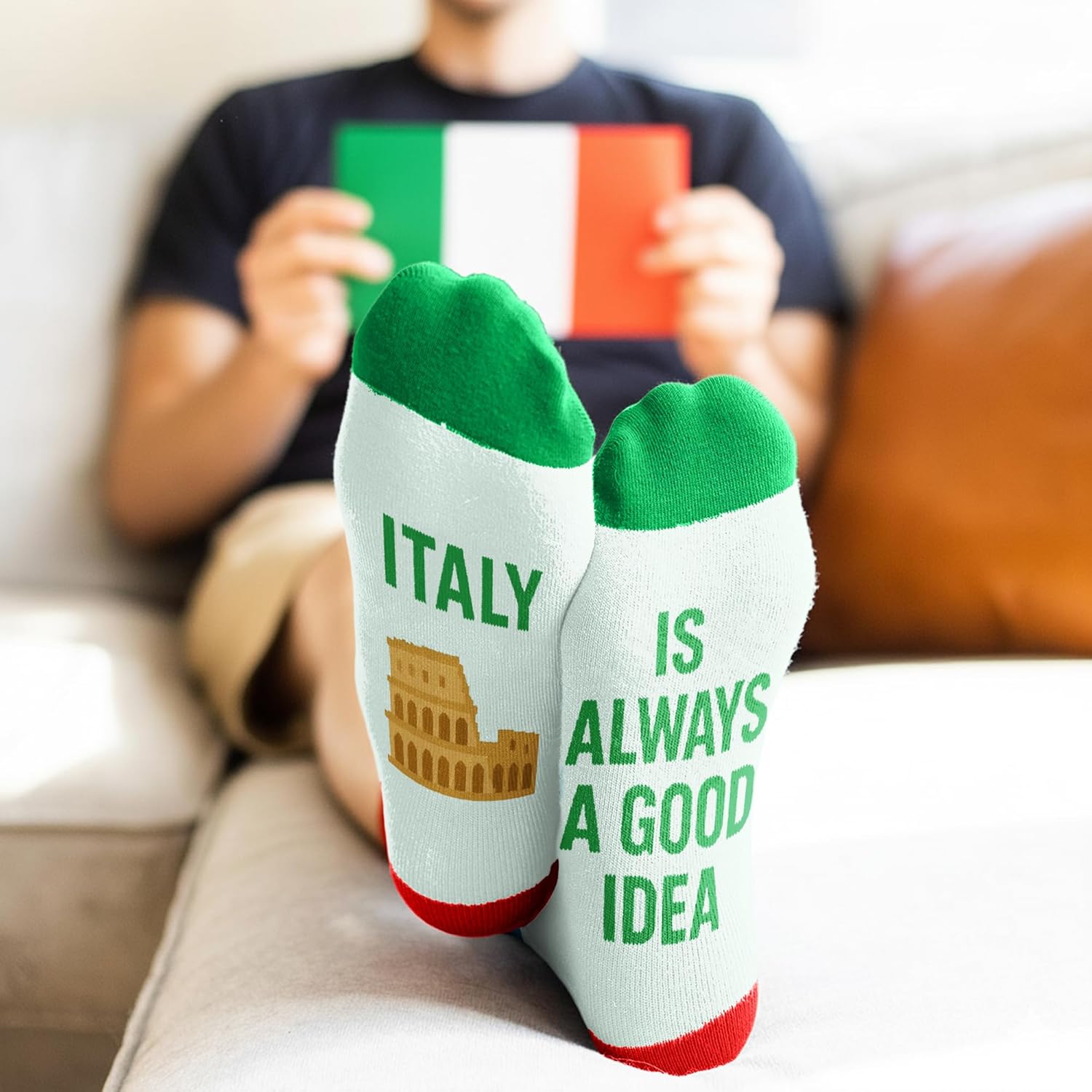 Travel Gifts - Fun Socks for Men and Women, Unique Gift for Travelers, Ideal Stocking Stuffers for Men - Image 7