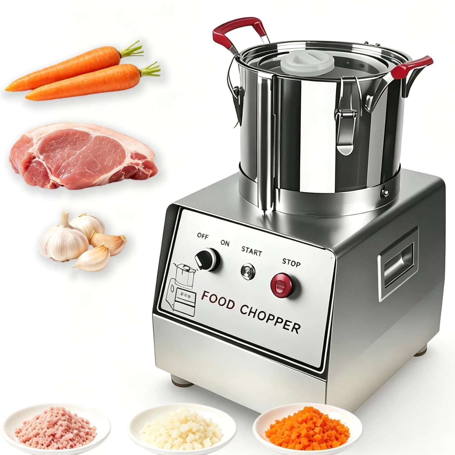 Robot da cucina professionale, Tritatutto elettrico e tritacarne