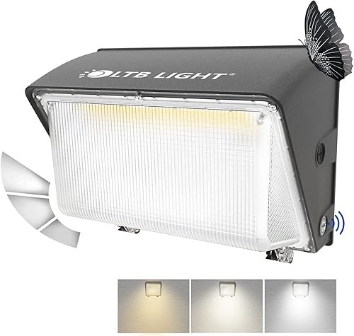 150 W máx. del atardecer al amanecer, iluminación exterior para montaje en pared, paquete de pared de grado comercial de 20010 LM, luces de