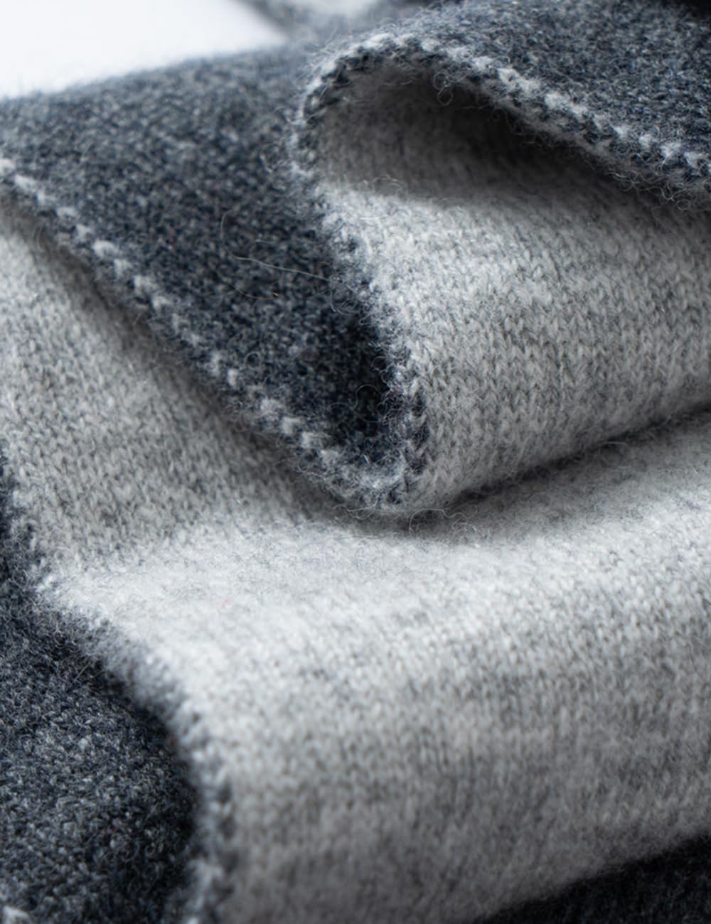 100% Cashmere Soft Kids Knit Scarf Toddler Warm Winter Cross Tie Wrap Neck Warmer Cute Scarves Older Children ZX2352