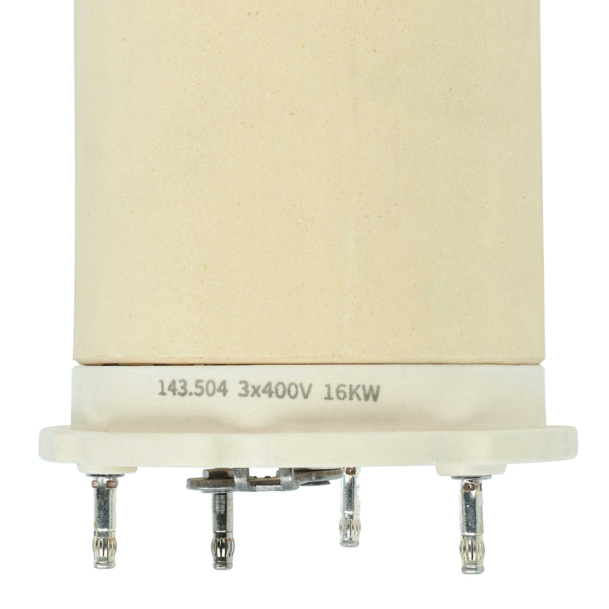 vhbw 2 x element grzejny kompatybilny z Leister LHS 61L Premium, 61L Classic Spawacz na gorące powietrze, 16000 W, ceramiczny, 8,4 x 15,8 cm
