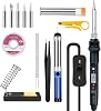 Exeo Digital Heat Adjustable Soldering Iron Set Soldering Machine Set with 80W Carrying Bag