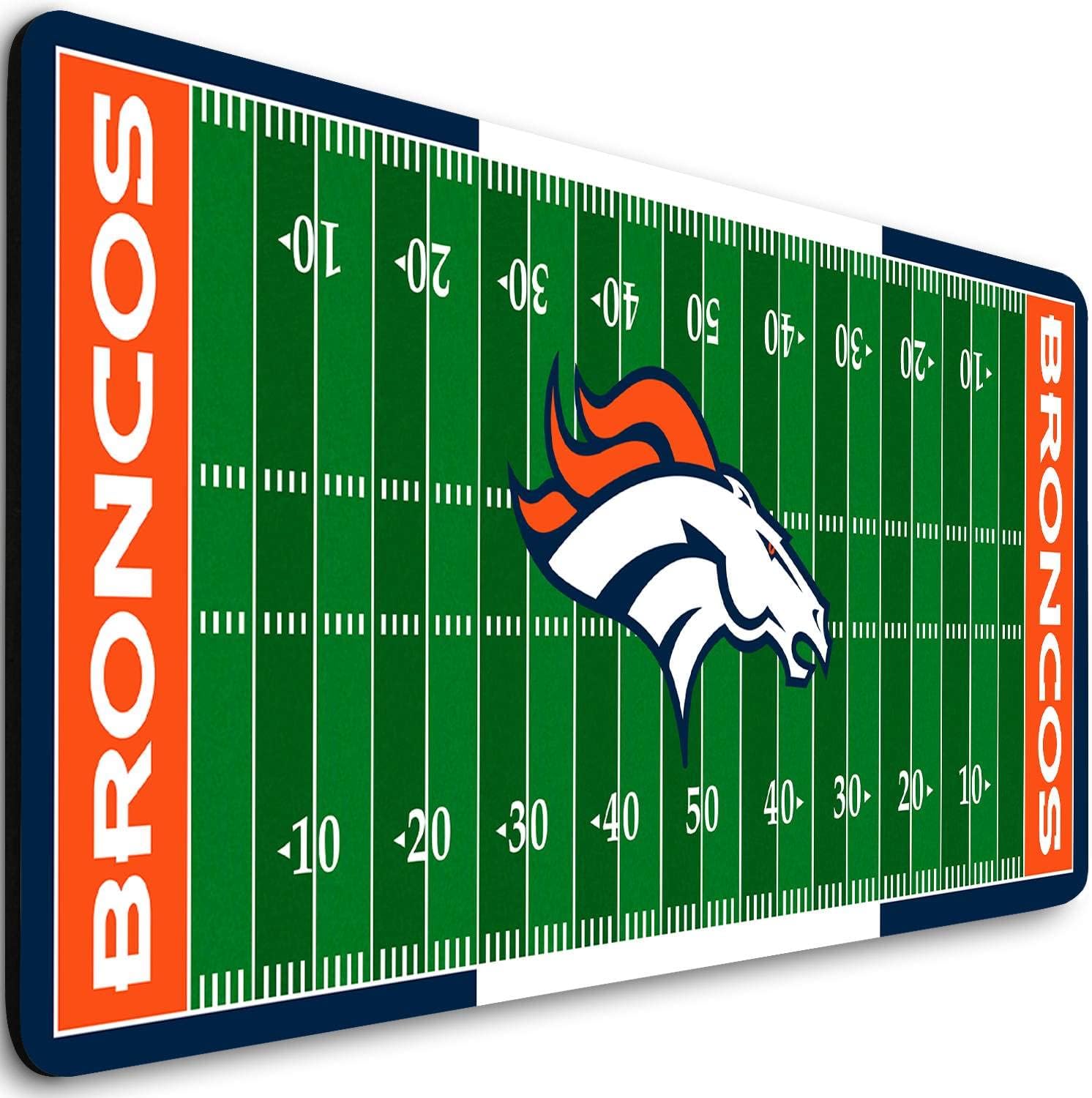 Large Gaming Mouse Pad, Mousepad with Non-Slip Rubber Base for Laptop Computer Desktop Keyboard,Football Fans Boy Husband Gift Orange Design Mat - Image 2