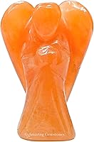 Vista 31 de Amazing Gemstone Ángel de Ojo de Tigre - Ángel de Cristal de Ojo de Tigre y Figurillas de Ángel Guardián de Bolsillo de Cristal (4 pulgadas)