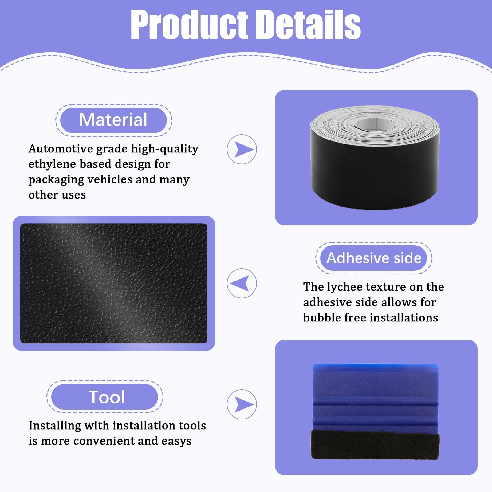 Cncedi Kit de cinta de vinilo negro brillante, cinta de vinilo antiarañazos, autoadhesiva, protectores de umbral de puerta, para la mayoría de los molduras de ventanas de automóviles (3 cm de ancho x