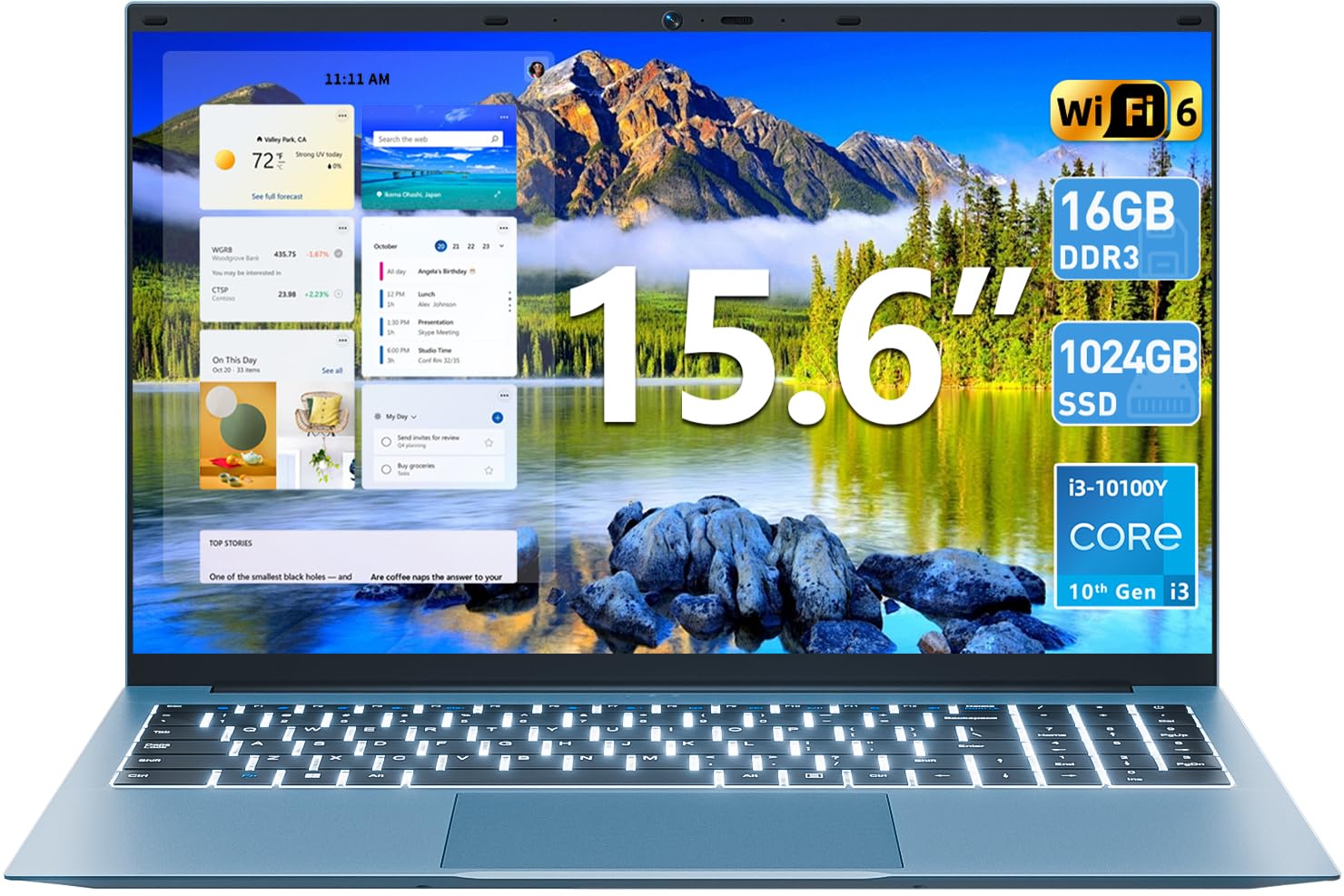 Amazon.com: SGIN 15.6 Inch Laptop 16GB RAM 1024GB SSD, Laptops