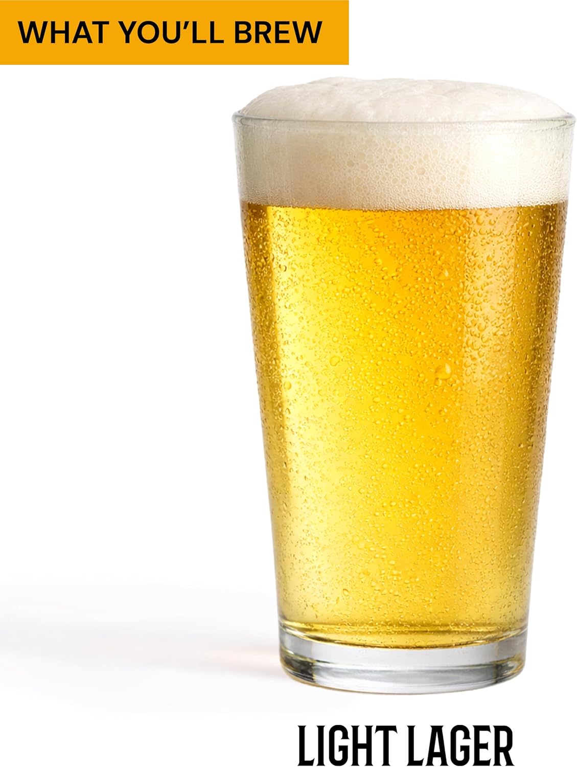 Craft A Brew Recipe Kit - Light Lager Refill - 1 Gallon - Ingredients for Home Brewing Beer