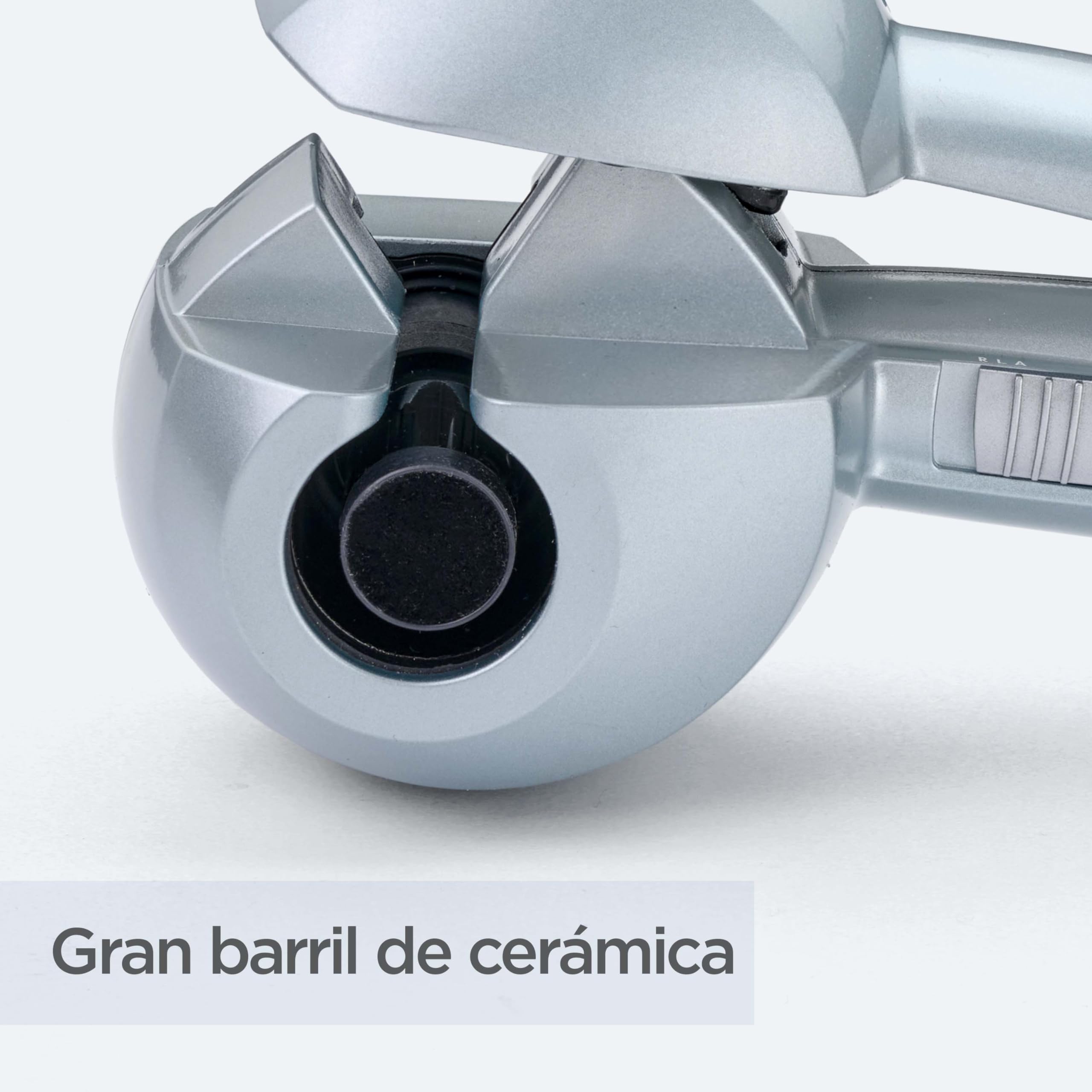 BaByliss Rizador de pelo automático Curl Secret Hydro-Fusion Antiencrespamiento, Riza y Ondula, Peinado duradero