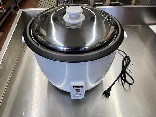 Miniatura 20 de Pantin Arrocera eléctrica comercial – 20 tazas crudas / 40 tazas de capacidad cocida con taza medidora y cuchara – olla arrocera grande de alta